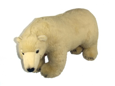 Белый медведь натуральный 