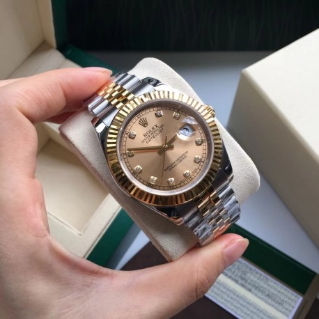 Ролекс Rolex дата мужские автоматические механические часы серии золото пять бусы
