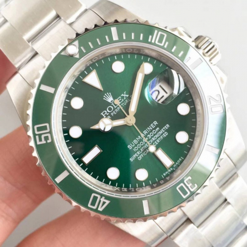 Ролекс часы submariner 116610LV серии-97200 зеленый диск часы(зеленый Призрак воды)