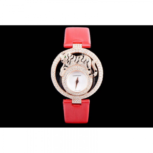 Картье новый стерлингового серебра 925 36мм творческий жемчужина женские часы 1-1
