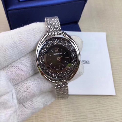 Компания Swarovski кристаллические овальный г-жа кварцевые часы