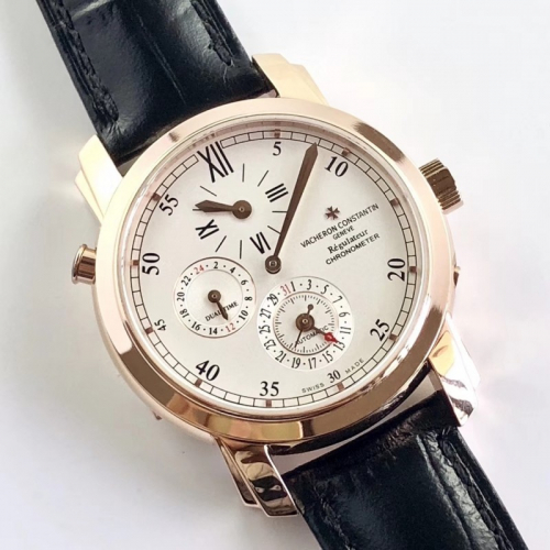 Часы Вашерон Константин многофункциональный два хронограф мужчин розового золота