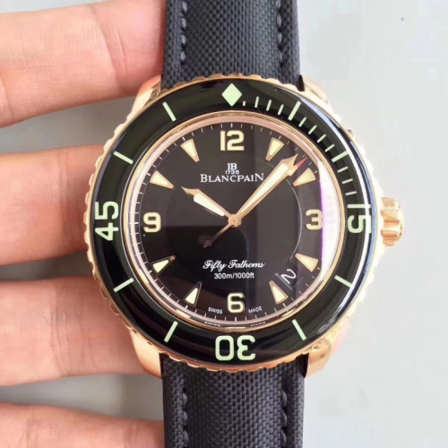 Часы blancpain компания blancpain пятьдесят саженей-серии автоматические механические мужские часы