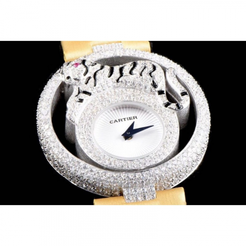 Картье новый стерлингового серебра 925 36мм творческий жемчужина женские часы 1-1