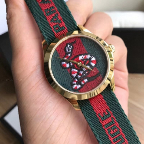 Гуччи Гуччи марке чудес серия вышивка женские часы