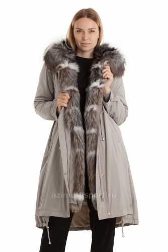 Женское зимнее пальто Wopeng 942 Серый