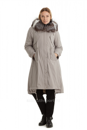 Женское зимнее пальто Wopeng 942 Серый