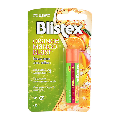  Бальзам для губ `BLISTEX` Апельсин-манго 4,25 г