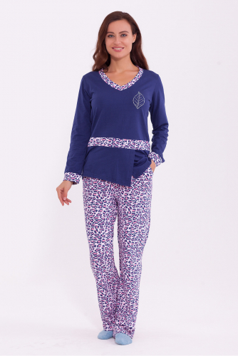 #84024 Пижама (BON-AR) Синий/розовый