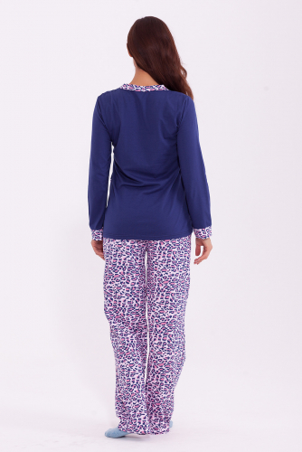 #84024 Пижама (BON-AR) Синий/розовый