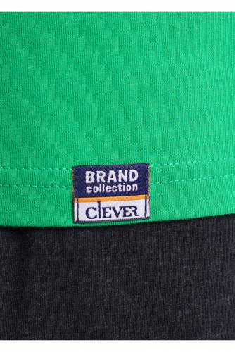 #81631 Комплект (CLEVER) зелёный/меланж т.серый