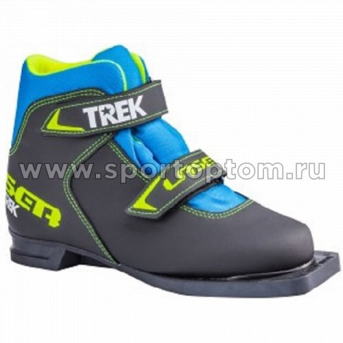 Ботинки лыжные NNN TREK Snowrock1 2 ремня детские синтетика TR-252