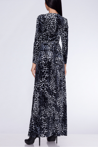 #20154 Платье (Emansipe) Серый/леопард