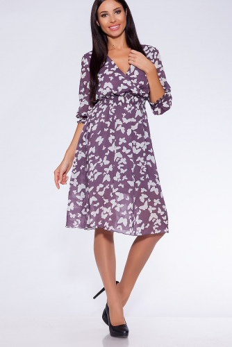 #34331 Платье (ARGENT) Темно-фиолетовый