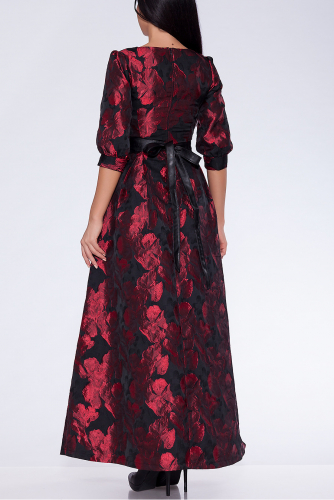 #20799 Платье (Emansipe) Бордовый/черный
