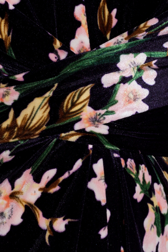 #20165 Платье (Emansipe) Баклажановый/цветы
