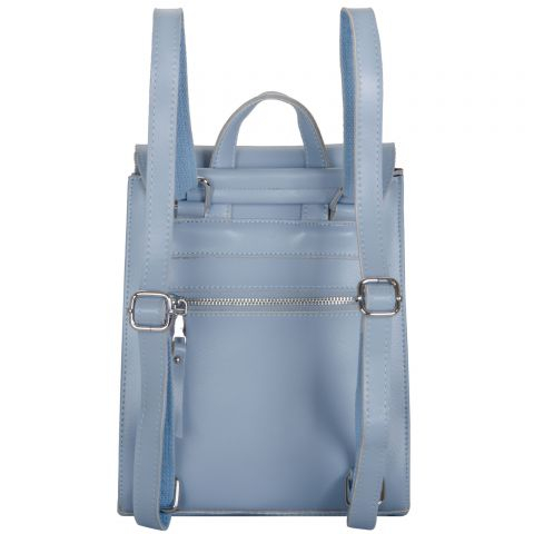 Женский рюкзак из кожи x-0996, голубой