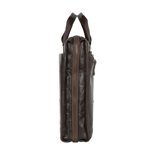 Мужская кожаная сумка 5191 коричневая