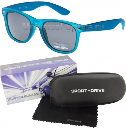 360р.   463р.4707-s-PL очки для вод. Sport-drive (+футл.) col. 10, линза сер.