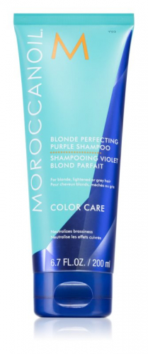  Moroccanoil              Шампунь тонирующий с фиолетовым пигментом Blonde Purple Perfecting Shampoo 200 мл