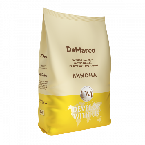 Чай растворимый черный со вкусом и ароматом лимона DeMarco