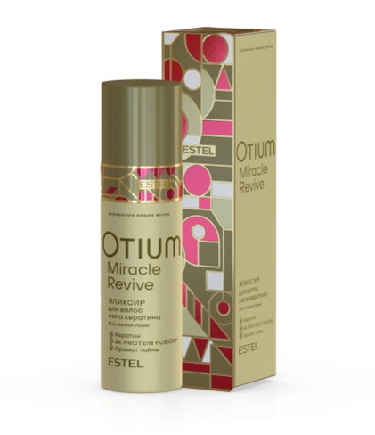 OTIUM MIRACLE Эликсир для волос Сила кератина, 100 мл