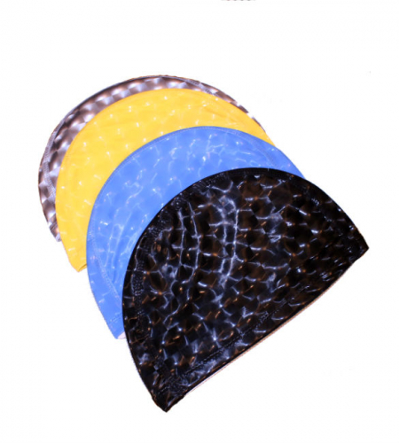 Шапки для плавания из комбинированной ткани желтый ШПК1
