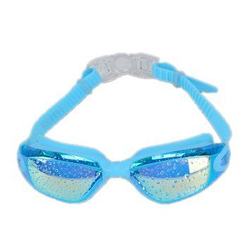Очки для плавания _ взрослые _ зеркально - перламутровые 7136M синий