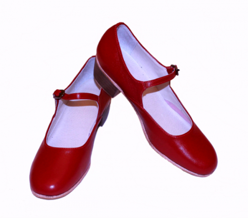 Танцевальная обувь А6078-11-1.5 / Е6076-11-1,5 красный