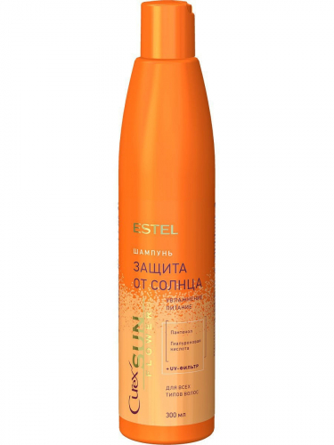 CUREX SUN Шампунь для волос - увлажнение и питание с UV-фильтром, 300 мл