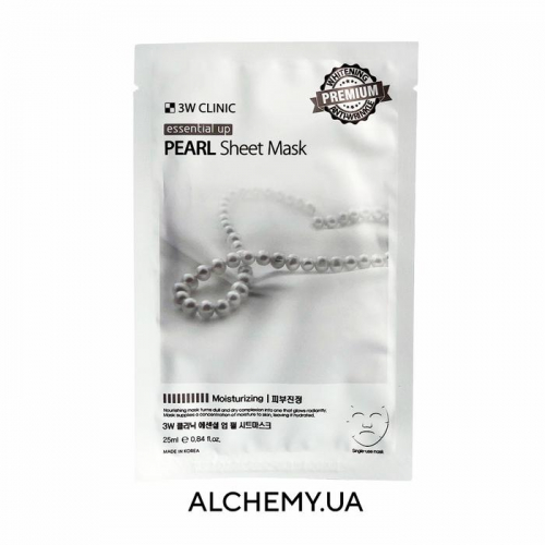 Essential Up Pearl Sheet Mask 25ml Тканевая маска с жемчугом