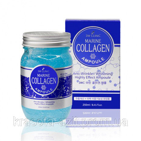 MARINE COLLAGEN AMPOULE 250ml Сыворотка для лица с морским коллагеном