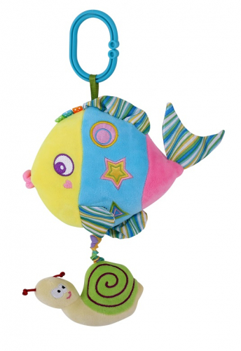 Подвесная музыкальная игрушка Lorelli Toys Разноцветная Рыбка 1019125 0001