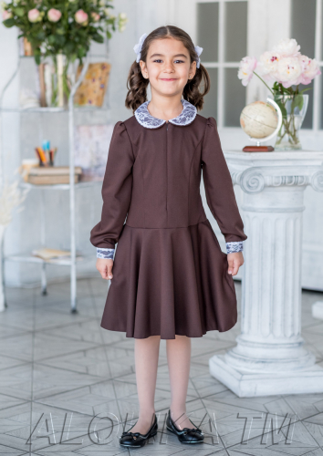 Одноклассница,школьное платье