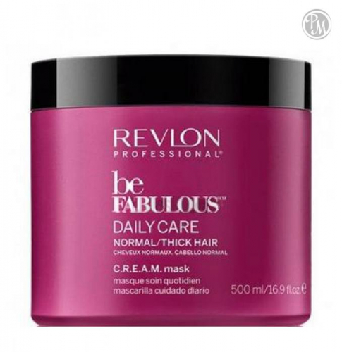 Revlon be fabulous маска ежедневный уход для нормальных/густых волос 500 мл БС