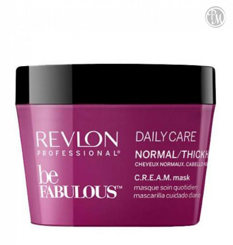 Revlon be fabulous маска ежедневный уход для нормальных/густых волос 200 мл БС