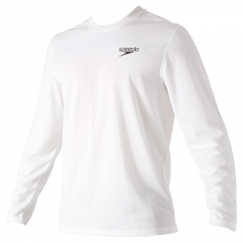 SPEEDO LASER Unisex LS technical shirt футболка унисекс, (002) бел
