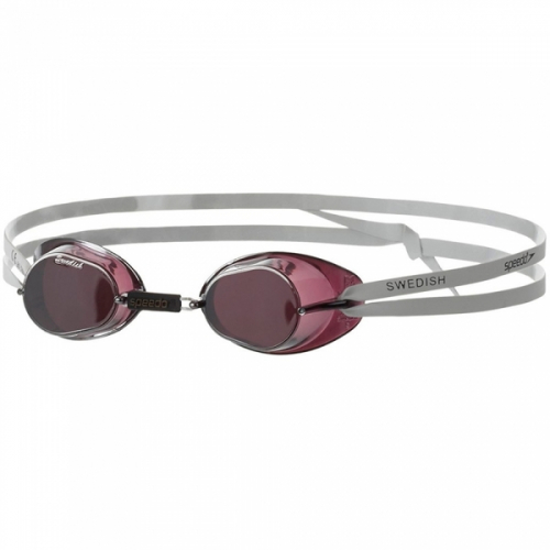 SPEEDO Swedish Mirror очки для плав, (2150) чер/сереб