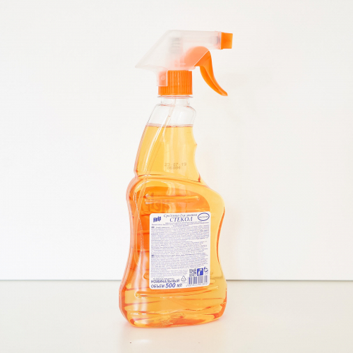 Средство для мытья стекол ”Help” Апельсин 0,5 л с распылителем