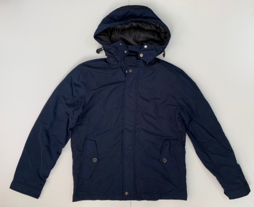 Практичная темно-синяя куртка для мужчин  №3630