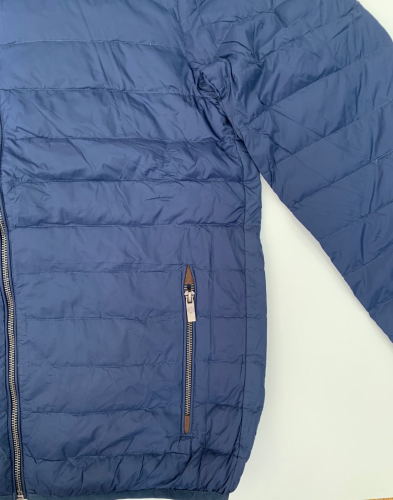 Мужская легкая куртка темно-синего цвета  №3562