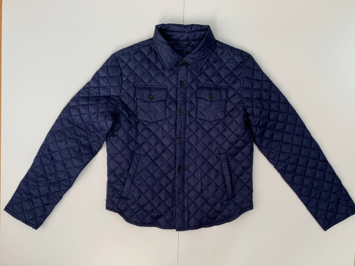 Оригинальная мужская куртка темно-синего цвета  №3637