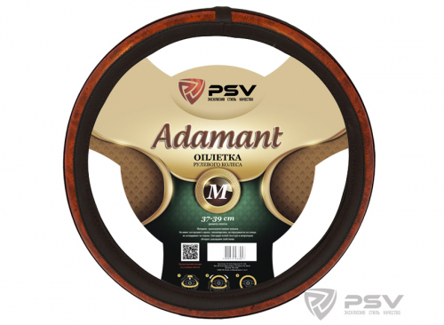 Оплётка на руль PSV ADAMANT (PRESTIGE) Fiber (Черный) М