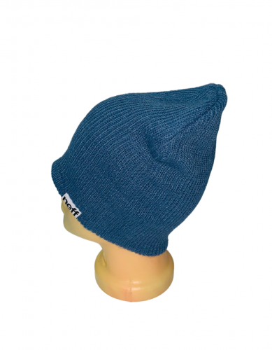 Топовая шапка синего цвета  №272