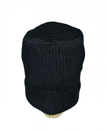 Оригинальная шапка черного цвета  №151