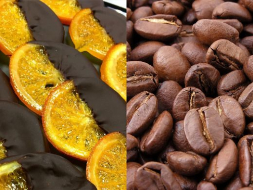 Апельсин в шоколаде Кофе