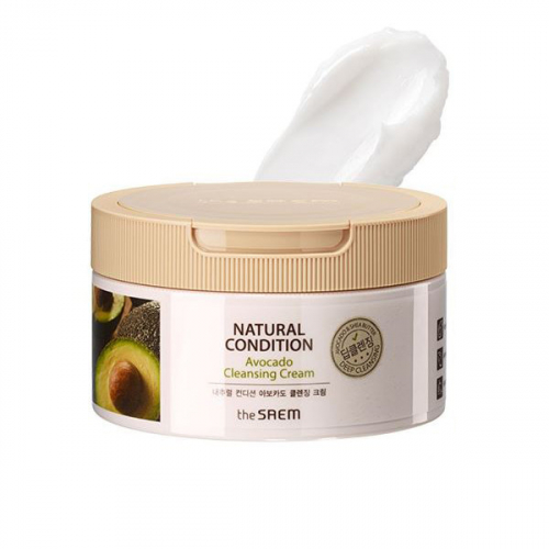 Крем для очищения кожи с авокадо THE SAEM Natural Condition Avocado Cleansing Cream  300мл