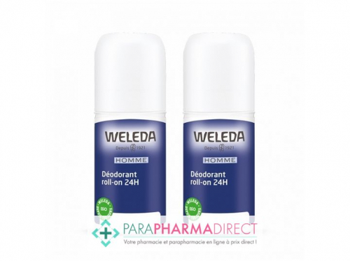 Weleda Homme Déodorant Roll-On 2x50mlLot  × 2