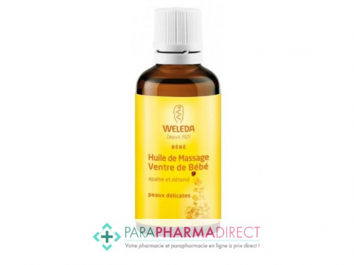 Weleda Bébé Huile de Massage Ventre de Bébé 50ml