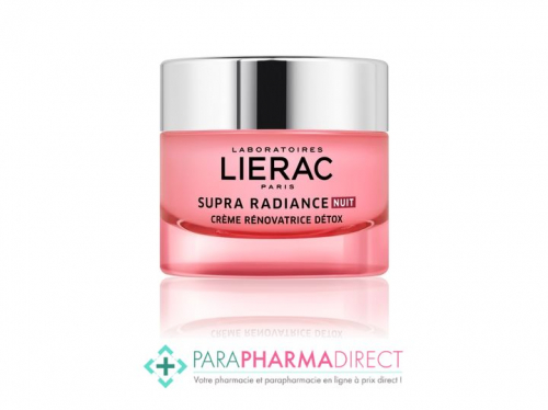 Lierac Supra Radiance Nuit Crème Rénovatrice Détox 50ml